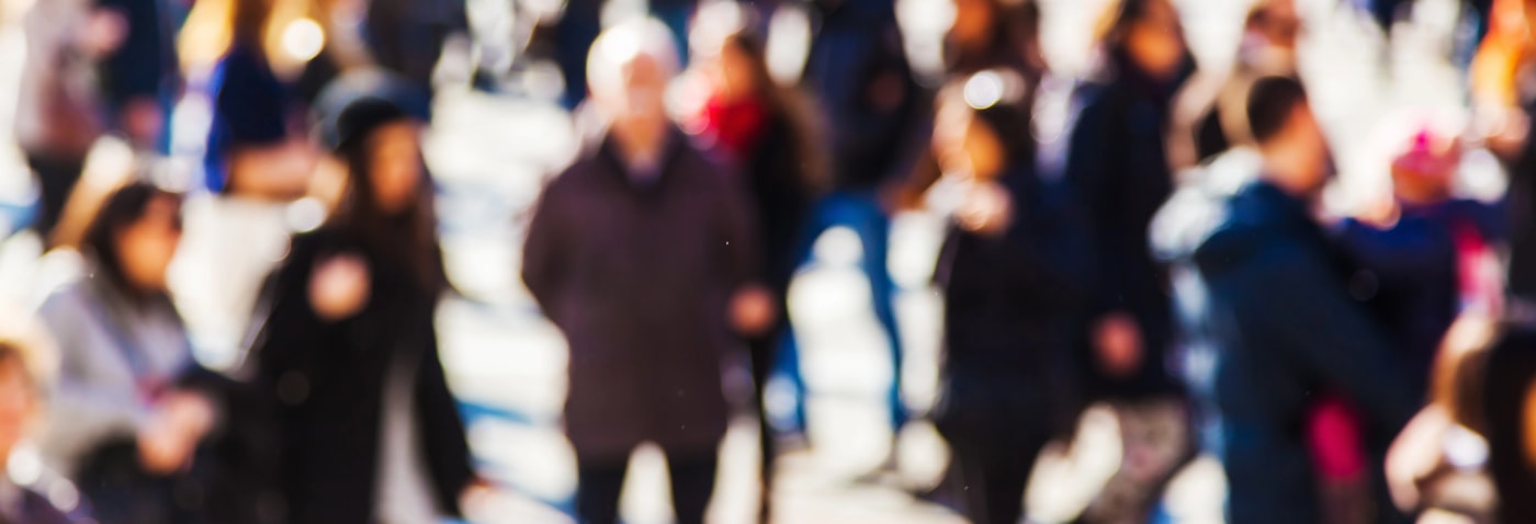 crowd walking Colorado Springs